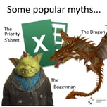 Popular myths - free spreadsheets